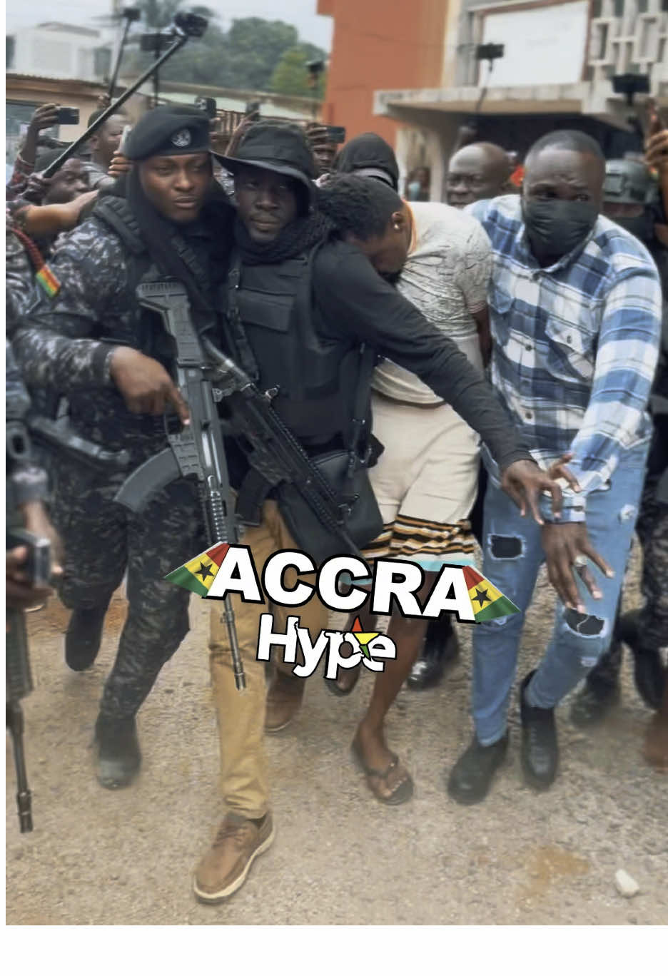 Bright Aweh in court today! Following the tragic discovery of Immigration Officer Stephen King Amoah's body at Aboum Junction  #trendingvideo #accrahype #GhanaCourt #Justice 