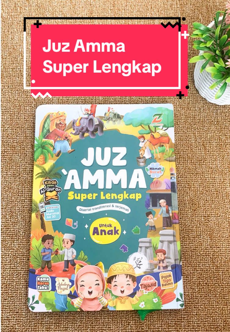 Belajar Al-Qur’an sejak dini akan lebih mudah kalau disampaikan dengan cara yang menarik dan menyenangkan. Nah, buku “Juz ‘Amma Super Lengkap untuk Anak” ini hadir sebagai solusi belajar yang seru sekaligus bermanfaat.  #JuzAmma #BukuAnakMuslim  #Ziyadbooks  #ModalKontenDoang 