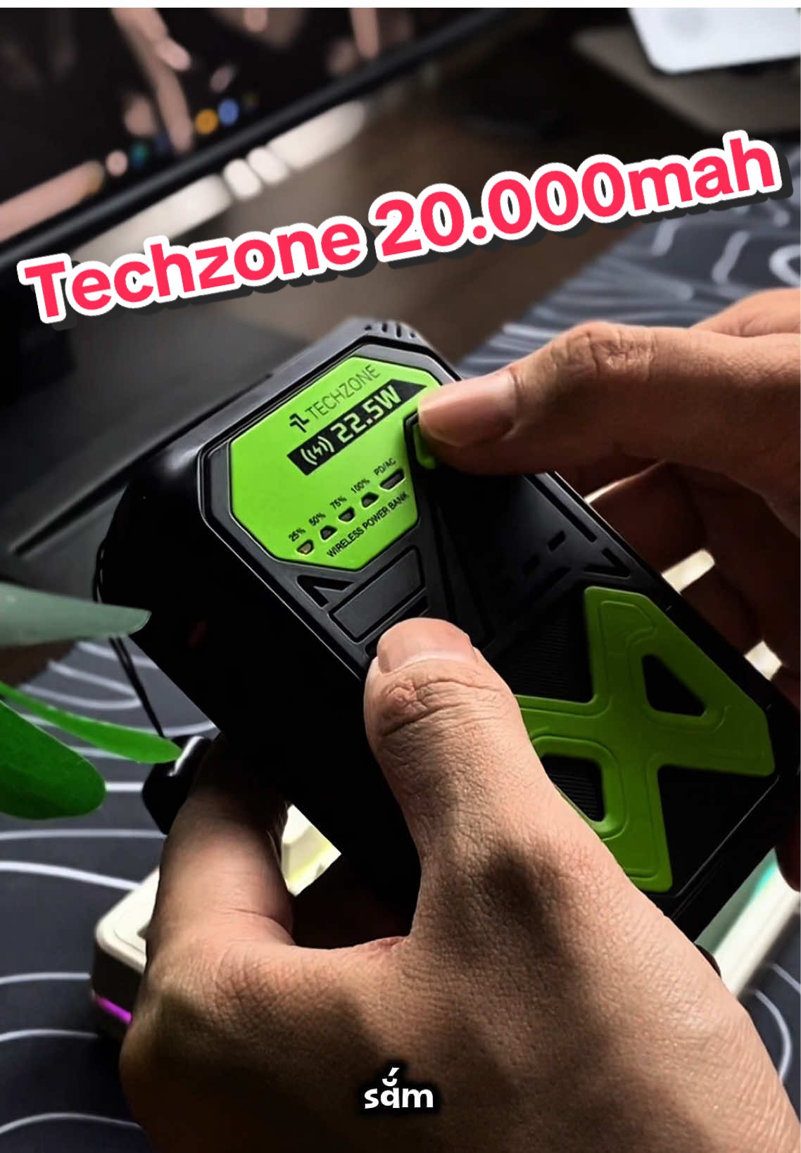 Sạc dự phòng Techzone 20.000mah #sacduphong #sacduphong20000mah #techzone 