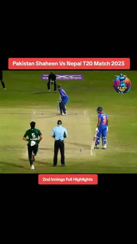 1st Innings Full Highlights Pakistan Shaheen Vs Nepal T20 Match 2025... #cricketlover #foryoupagе #pakistancricketteam #t20 #highlights 