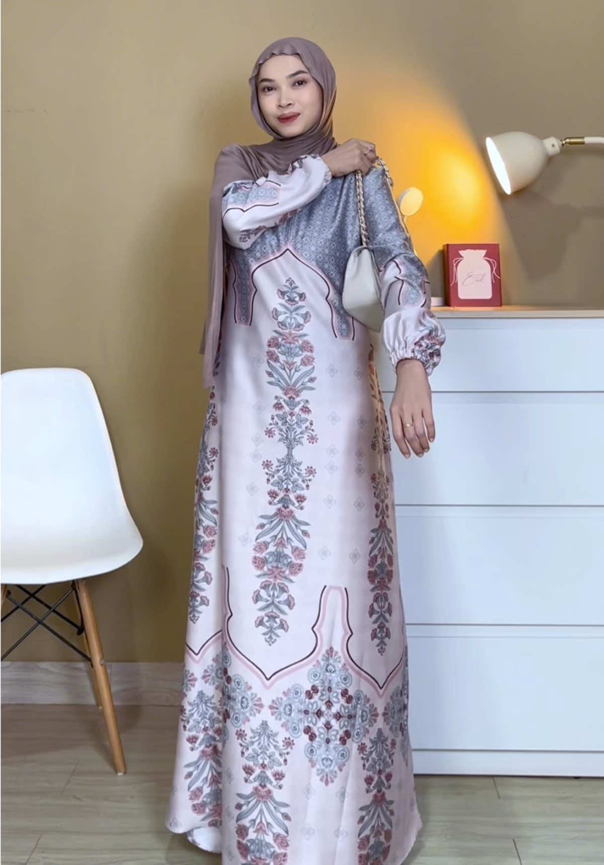 Dress secantik ini 100ribuan 🤏💖 #gamis #dress #gamismewah 