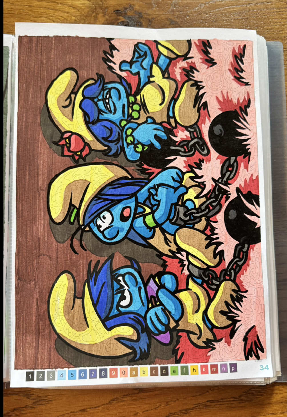 ✨ Coloriage Mystère ✨ 📚 Tome Schtroumpfs  🖍️ Fibracolor, Aquamarker, Faber Castell, @hachetteheroes #colorwithme #coloriagemystere #coloriage #arttherapie #coloriageadulte  