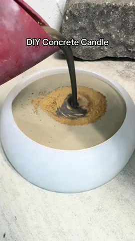 DIY Concrete Candle Vessel  #concretediy #diycandles, #candlemaking, #asmr #fyppppppppppppppppppppppp 