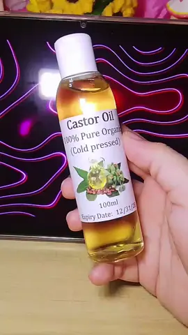 100% Cold pressed Castor Oil 100ml .  100 pesos lang compared sa branded 100+ tas 10ml lang❗ mas makakatipid ka dito💖 #fyp  #tiktok #tiktokphilippines🇵🇭 #recos #castoroil 