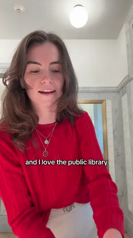 Public library=GREAT bathroom #bryantpark #publiclibrary #thirdspace #newyorkcity #tourguide 