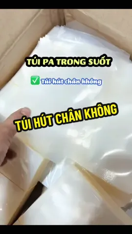 Túi PA túi hút chân không trong suốt hai mặt trơn nhiều kích cỡ #túi #tuipa #tuihutchankhong #hutchankhong #baobi 