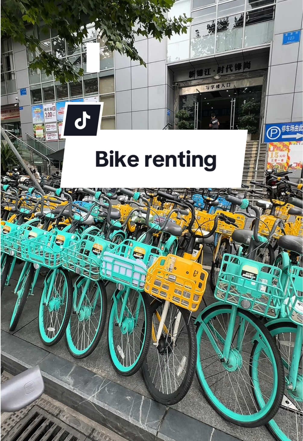 Blue for alipay, yellow for meituan and green for didi (all of them are equally good) #lifeinchina #🇨🇳🇩🇿 #bike #studyinchina #الشعب_الصيني_ماله_حل😂😂 