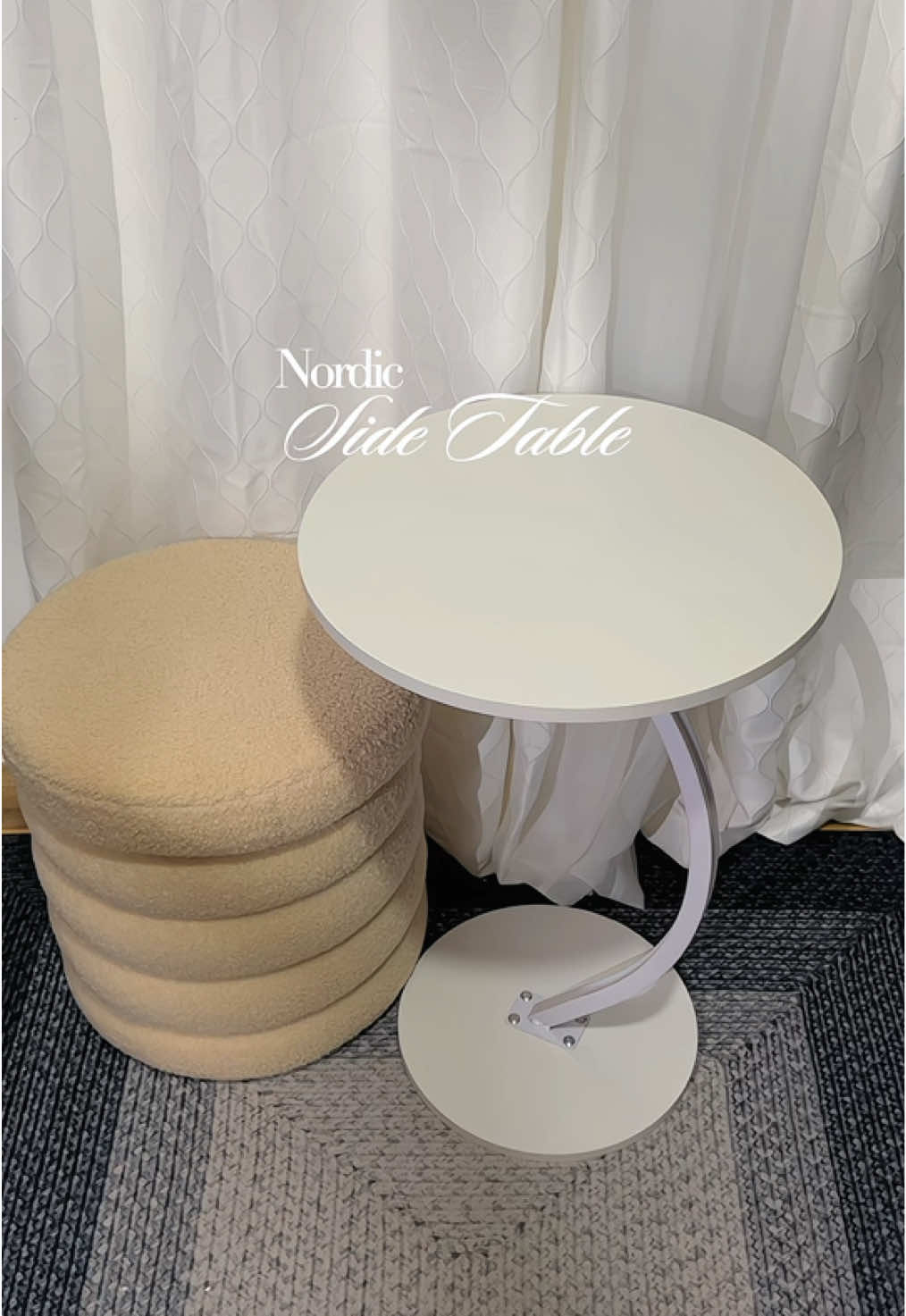 Finally nabili na rin kita. 😍💗✨#sidetable #nordictable #coffeetable #minimalisttable #fyppppppppppppppppppppppp 