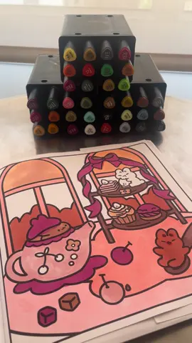 Almost done 💕💖 #ASMR #10k #relaxingcoloring #colorwithme #chillcolors2 