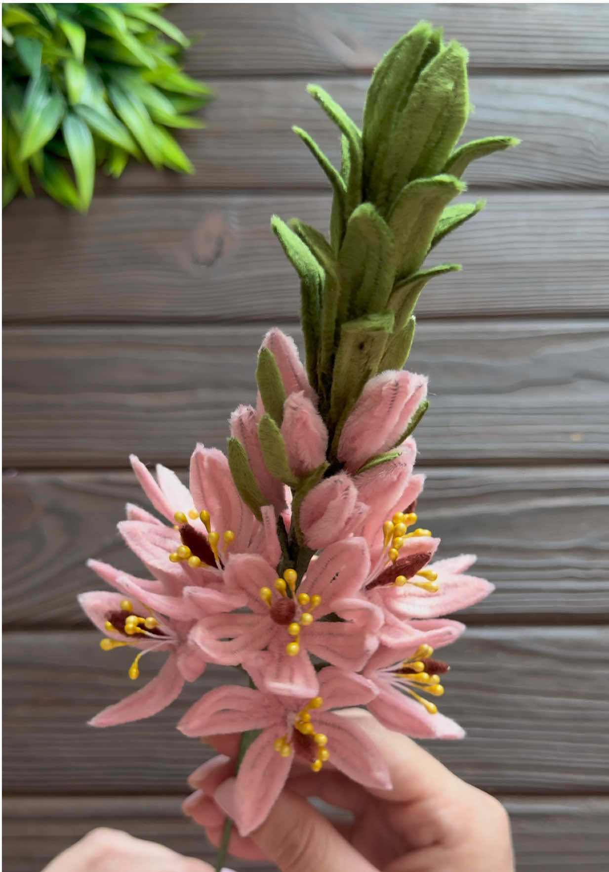 Wow! Easy Flower from Chenille Stems DIY Craft Flower #flower #DIY #chenilleflowers #craftidea #fyp 