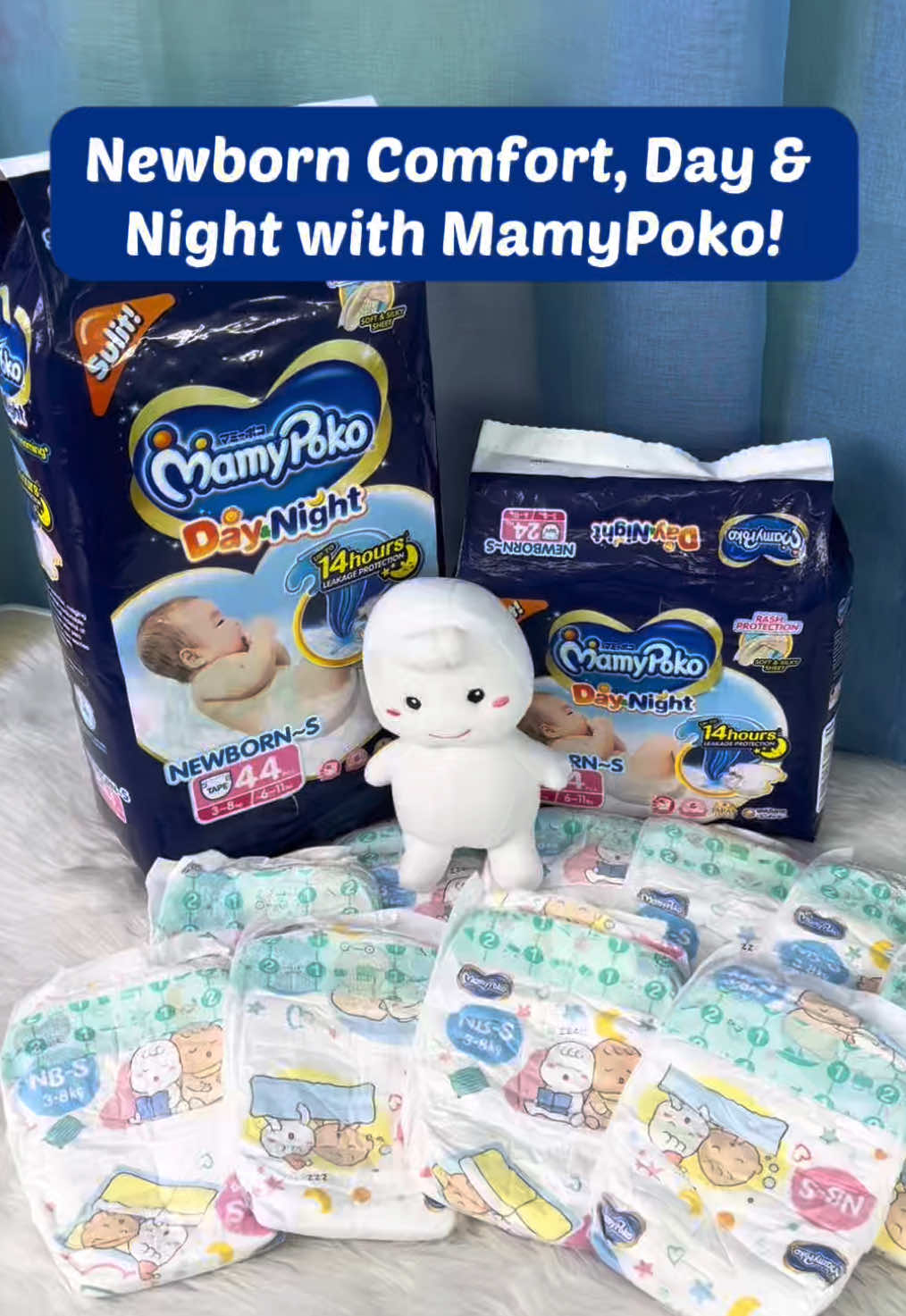 💙 Keep your newborn comfy day and night with MamyPoko — soft, dry, and the perfect fit up to 14 hours. Check out now! 🛒🛍️ #MamyPokoPhilippines #diapers #newbornessentials #babyessentials #fypagee 