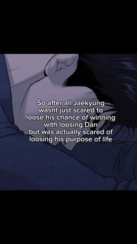 A lot of us thought that he was just scared cause his rutine would be messed up but he slowly seems to realise that wasn’t the reason…#jaekyungxdan #kimdanxjoojaekyung #joojaekyungxkimdanjinx #jinxmanhwa #jinxchapter75 
