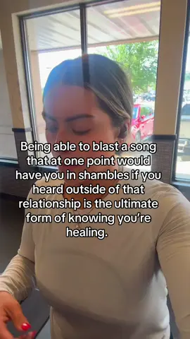 At one point I literally would cry if this song came on after my break up, now I blast it because I no longer allow that person to have any control over my life and how I spend my time. 