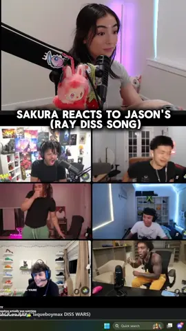 Sakuras reaction to Jason diss track on Ray @Jason @Jason😅 #jasontheween #nms #rayasianboy #faze #sakurashymko 