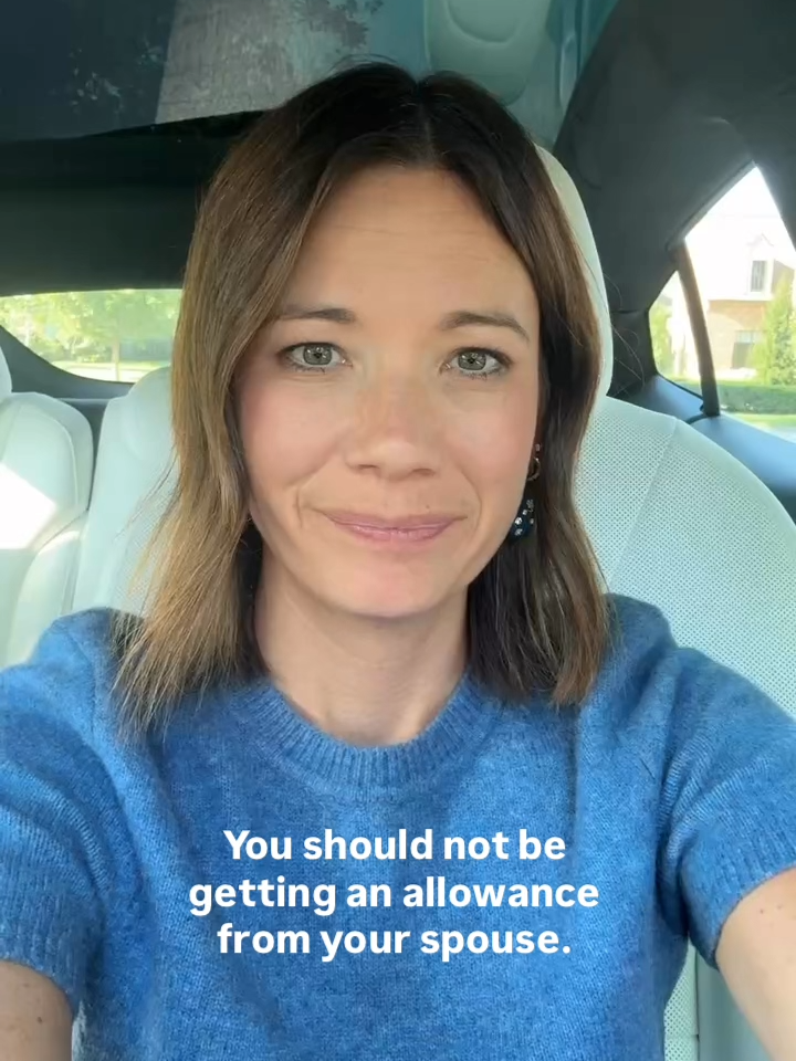 You should NOT be getting an allowance from your spouse. 👏🏻 Your spouse should NOT be getting an allowance from you. 👏🏻 #relationships #marriage #marriageadvice