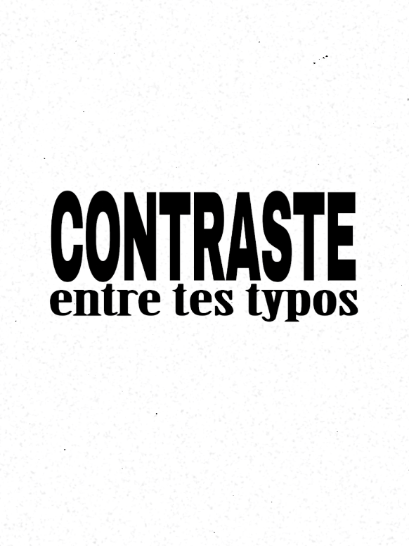 Comment bien associer ses typos ?👀👀 La clé c'est le contraste entre les deux. Pour ça il y a pleins de manières de faire, tu peux : - jouer avec les differents styles de typos (avec ou sans empattements, manuscrites, etc...) - créer un rapport de force entre les deux (grand vs petit, épais vs fin...) - t'approprier les caractères (majuscules, minuscules, symboles, italique...) @Adobe @Photoshop 