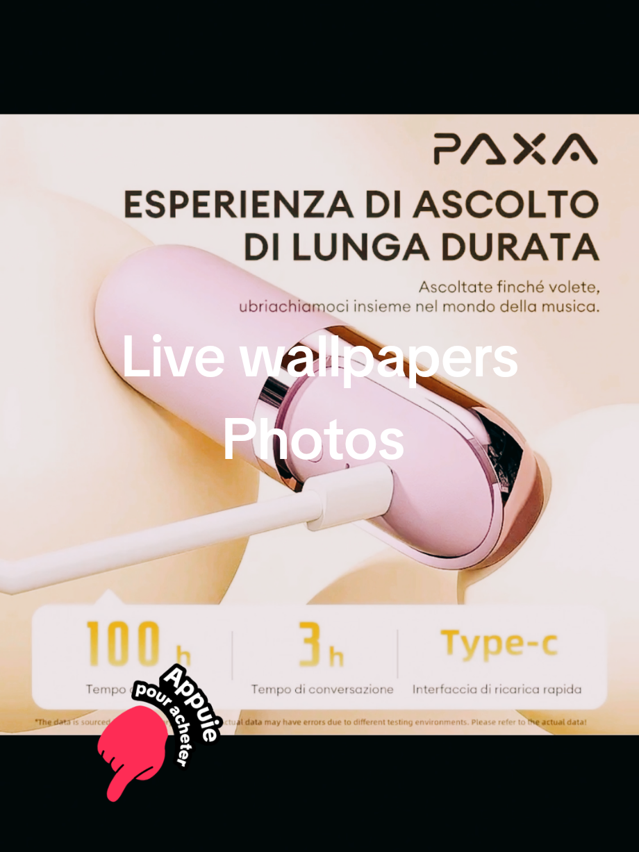 #CapCut  Live wallpaper photo in /3D PAXA Bluetooth earphones with vibration massage function. These comfortable earphones are suitable for listening to music and making phone calls. The waterproof massaging earphones have a long - lasting battery life and are ideal for relaxation, sleep, and travel. #tiktokshop #earphones #wireless #fyp 