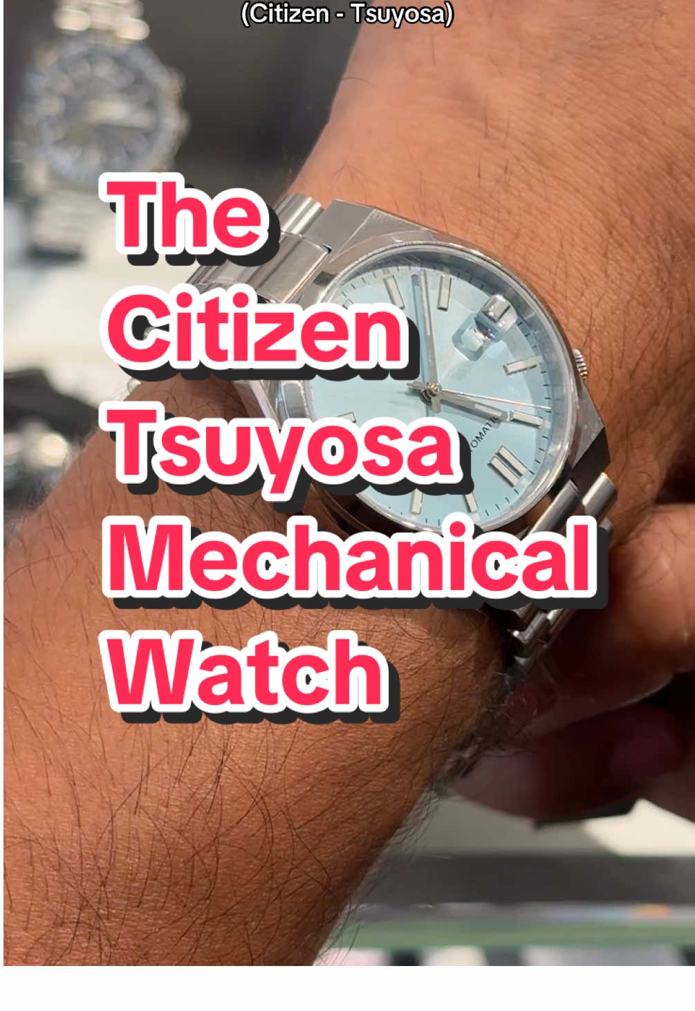 Name a better mechanical watch at that price point?? @Citizen Watch  #citizenwatch #watchesformen #watchesunder500 #mechanicalwatch #watchesoftiktok 