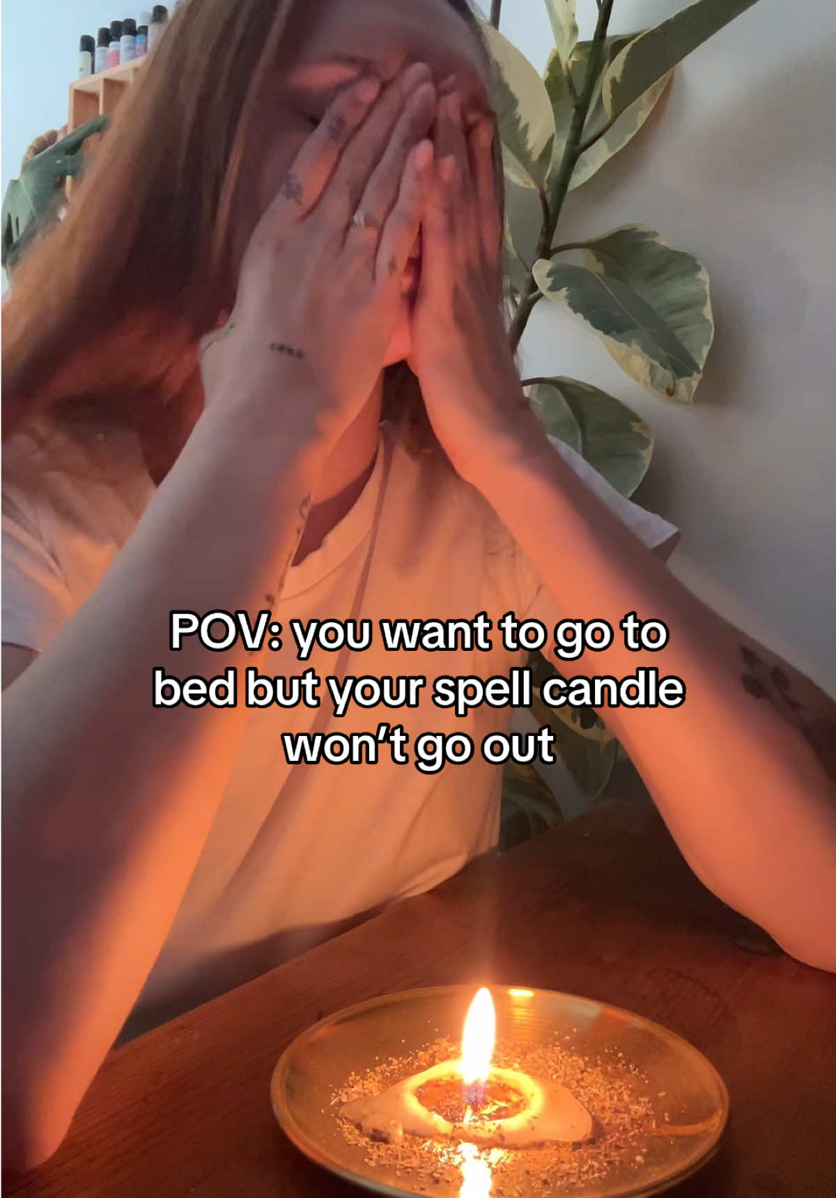 It’s always a lil bunch of herbs an wax… 🤣 #witchcraft #witchtok #witch #spirituality #candlemagic  (I’ve seen so many different accounts use this audio, I’m not sure who the OG to credit is🤍)