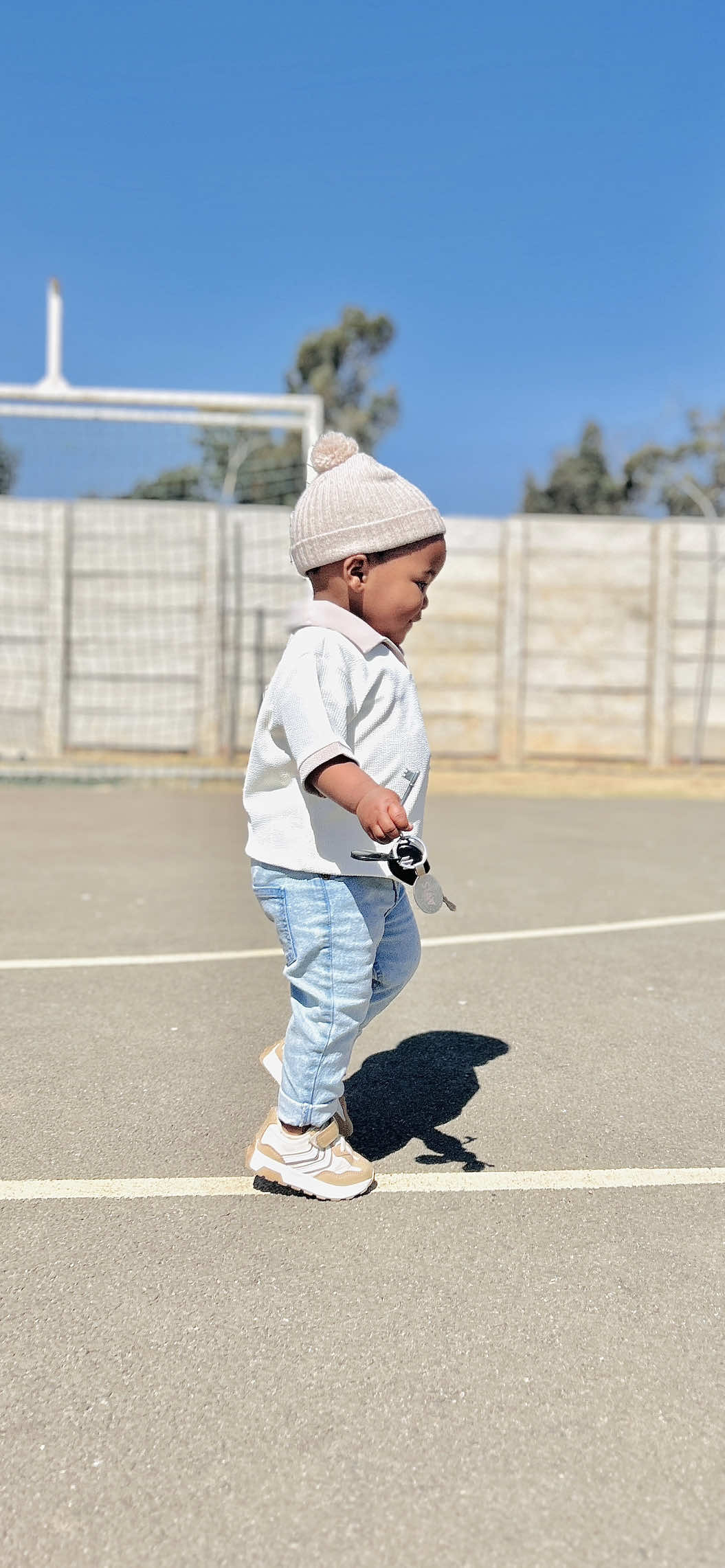 Bit by bit, we’re cracking the pose game🐣. OOTD: @Jet Fashion Happy Friday 🤟🏽. #fypシ゚ #SAMA28 #fashionmodel #babyfashion 