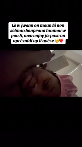 It really be the little things ❤️ #tobeloved #thelittlethings #justagirl #haitiantiktok🇭🇹 #pouou 