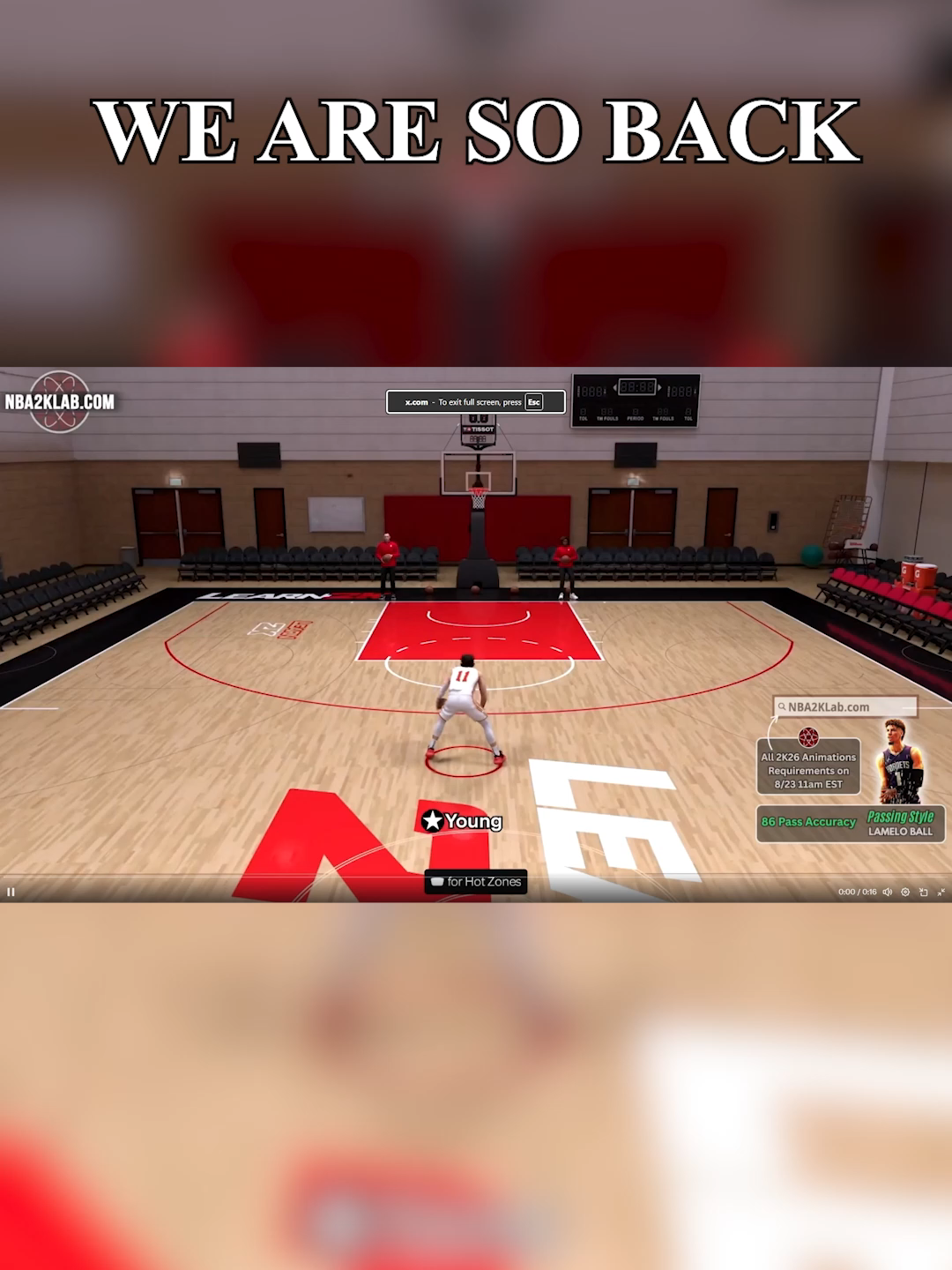First Look At NBA 2K26 Dribbling #NBA #nba2k #2k #2kcommunity #basketball @nba2klabyt