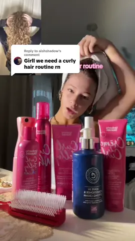Replying to @aishshadow #fyp #curlyhairtutorial #captions #tutorial @Umberto Giannini #shadowbanned 