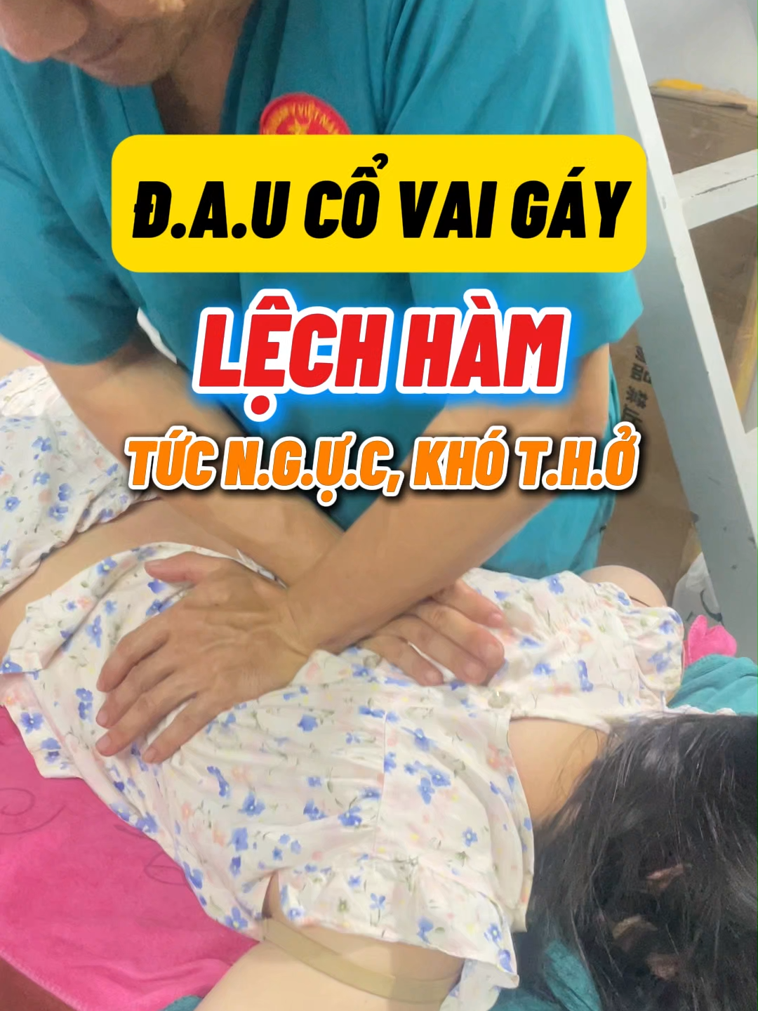 LỆCH HÀM, Đ.A.U CỔ VAI GÁY, TỨC N.G.Ự.C KHÓ T.H.Ở #chiropractic #nanchinhxuongkhop #thoaihoacotsong #thoatvidiadiem #daucovaigay #matngu #xuongkhop #lechham #utai