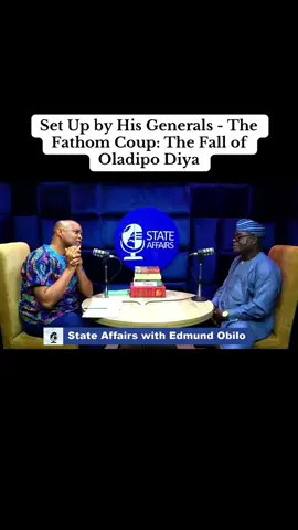 Set Up by His Generals - The Fathom Coup: The Fall of Oladipo Diya In this episode, Dr Oluranti Afowowe, author of Destiny Anchored on Faith: The Story of Oladipo Diya, sheds new light on one of the most dramatic moments of Nigeria’s military era. He argues that General Oladipo Diya, former Chief of General Staff, was set up by his fellow generals and ensnared in a trap orchestrated by General Sani Abacha. According to Afowowe, the so-called coup for which Diya was arrested, tried, and nearly executed was nothing more than a “fathom coup,” a fabrication designed to eliminate him from the corridors of power. Order his book here: udarabooks.com WhatsApp @udarabooks +2348099918449 #StateAffairs 