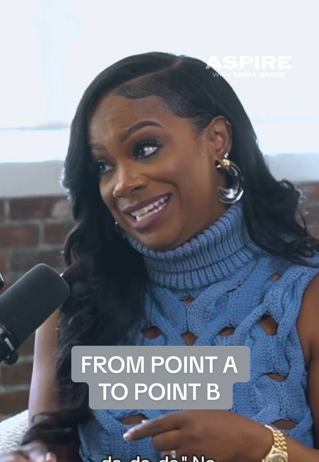 Some people overcomplicate it. @kandi? She’s from the school of ‘figure it out.’ 🚀 @Aspire with Emma Grede is out now on @YouTube, Apple Podcasts and wherever you listen! 🎙️✨ #emmagrede #aspirewithemmagrede #kandiburruss #podcast 