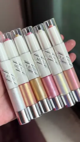 wait for swatches… Miss Rose new 2in1 liquid highlighters. #missrose #cosmetics #makeup #beauty 