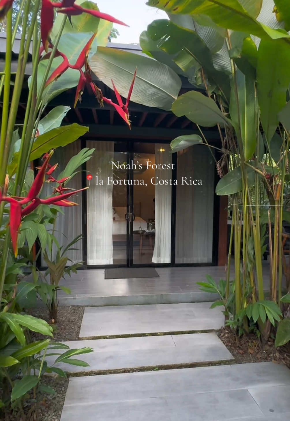 We Stayed Noah’s Forest in La Fortuna, Costa Rica 🌳🇨🇷. This property was beautiful and provided a very relaxing and tranquil atmosphere.  #costarica #placestostayincostarica #villa #lafortuna #hotel 