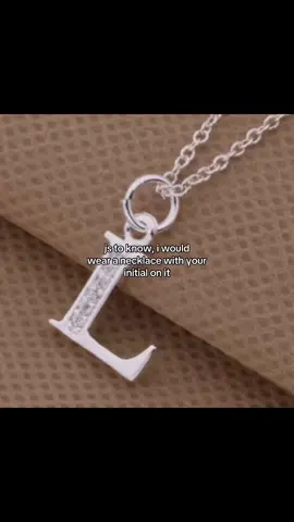 #necklace #initial #fyp #viral #L 