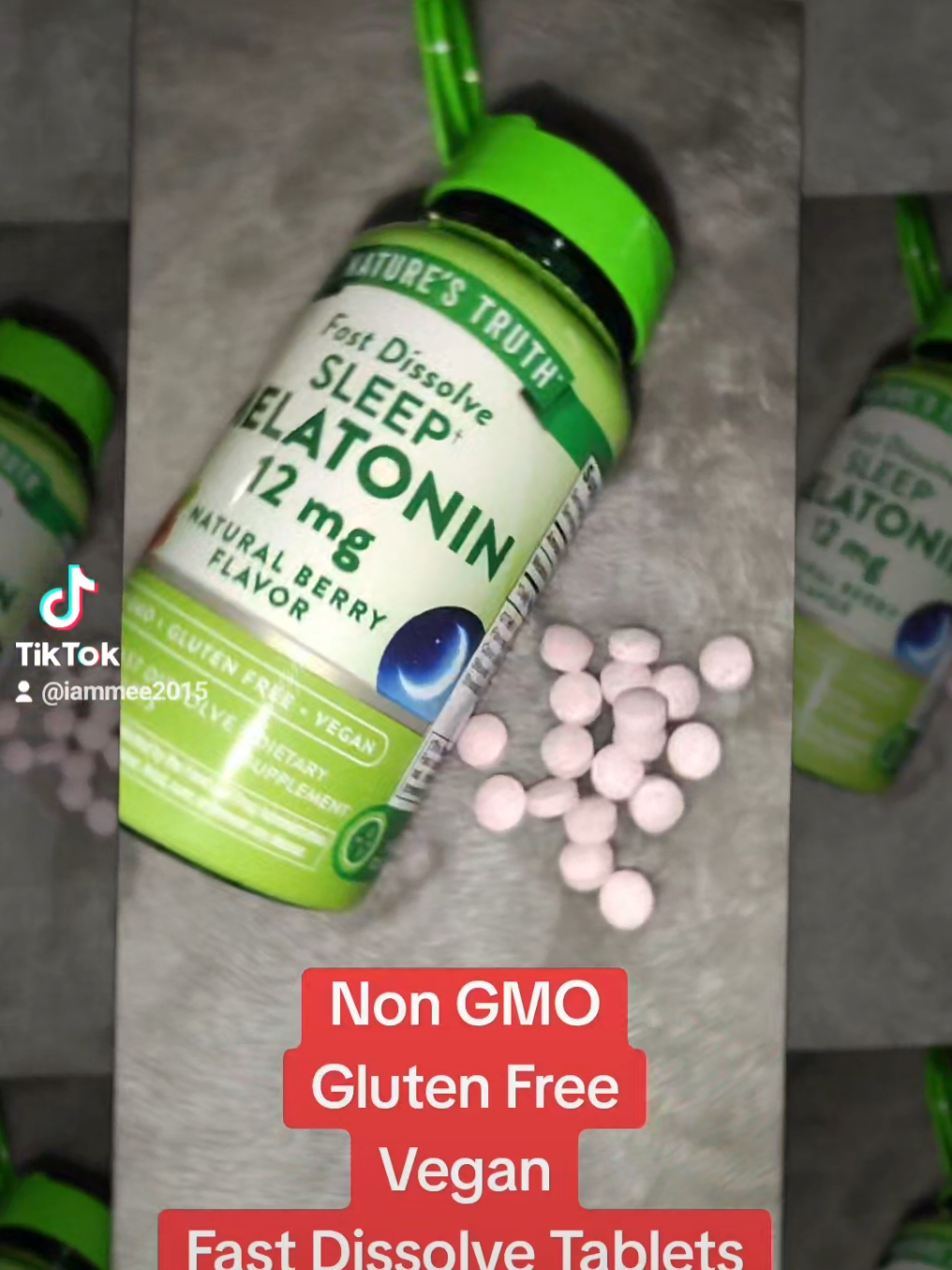 #sleepaidtablets #sleepaid #drugfree #melatonin Non GMO, gluten free, dairy free and created without any artificial flavors 