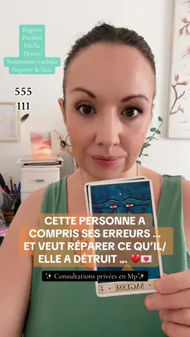 ✨ cette personne a compris ses erreurs et revient vers toi 💌✨ #tiragedecarte #voyance #tiragesentimental #voyante #guidancesentimentale 