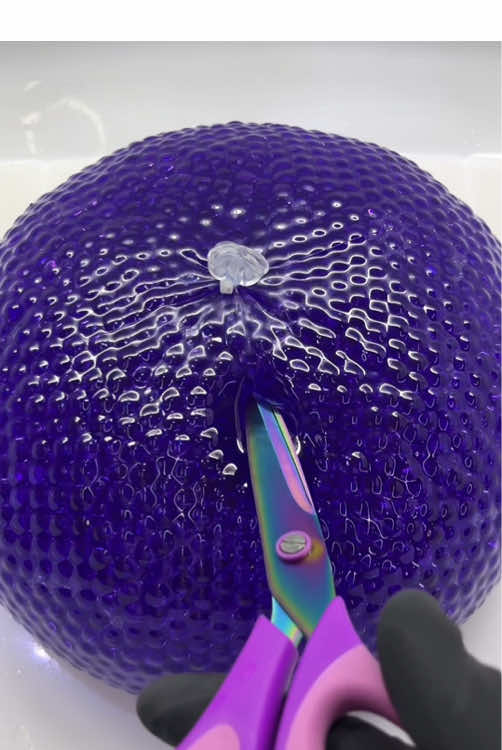 パープル一色の水ビーズ、めっちゃ癒されてストレス解消！#fyp #foryoupage #cut #ストレス解消 #asmr #satisfying 