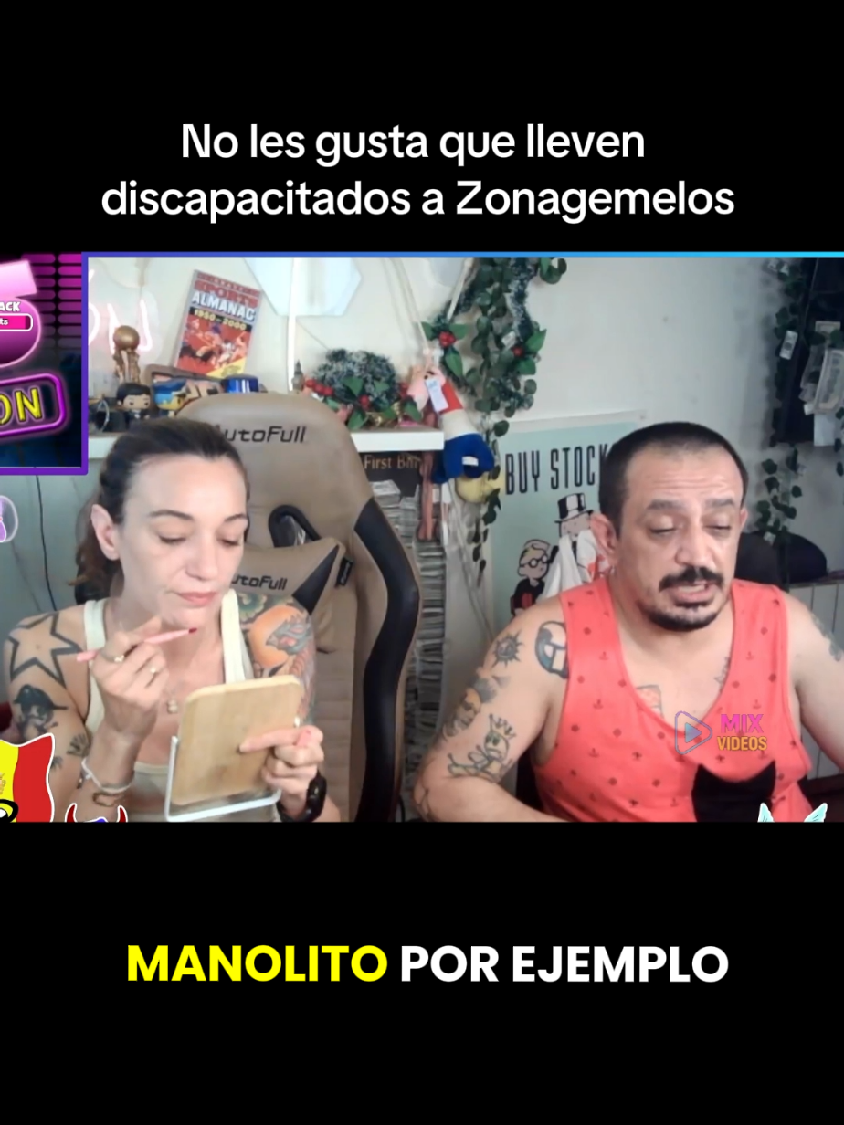 Simón también opina como Silvia  acerca de usar a discapacitados en Zona gemelos  #ssconexion #zonagemelos #simonperez #silviacharro #discapacitados 