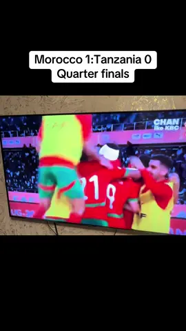 Morocco 1:Tanzania 0 Quarter finals #tanzaniavsmorocco #kenyavsmadagascar #football #kenya #tanzaniatiktok 