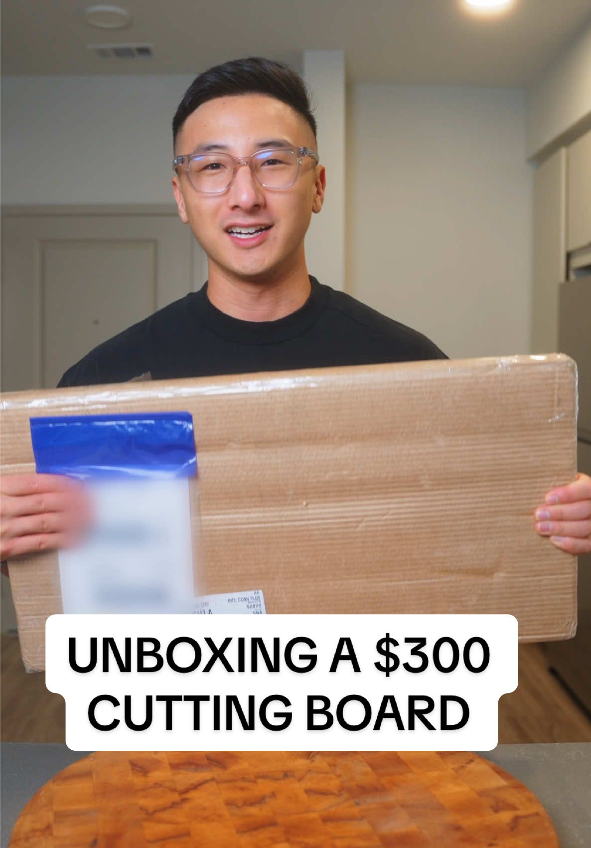 Unboxing a $300 cutting board #cuttingboard #kitchengadgets #japanese