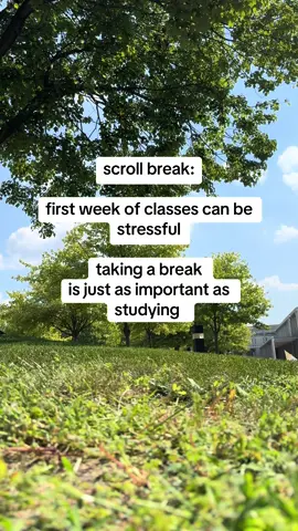 Burnout is a real thing, breaks can help prevent it. #college #study #studentlife 