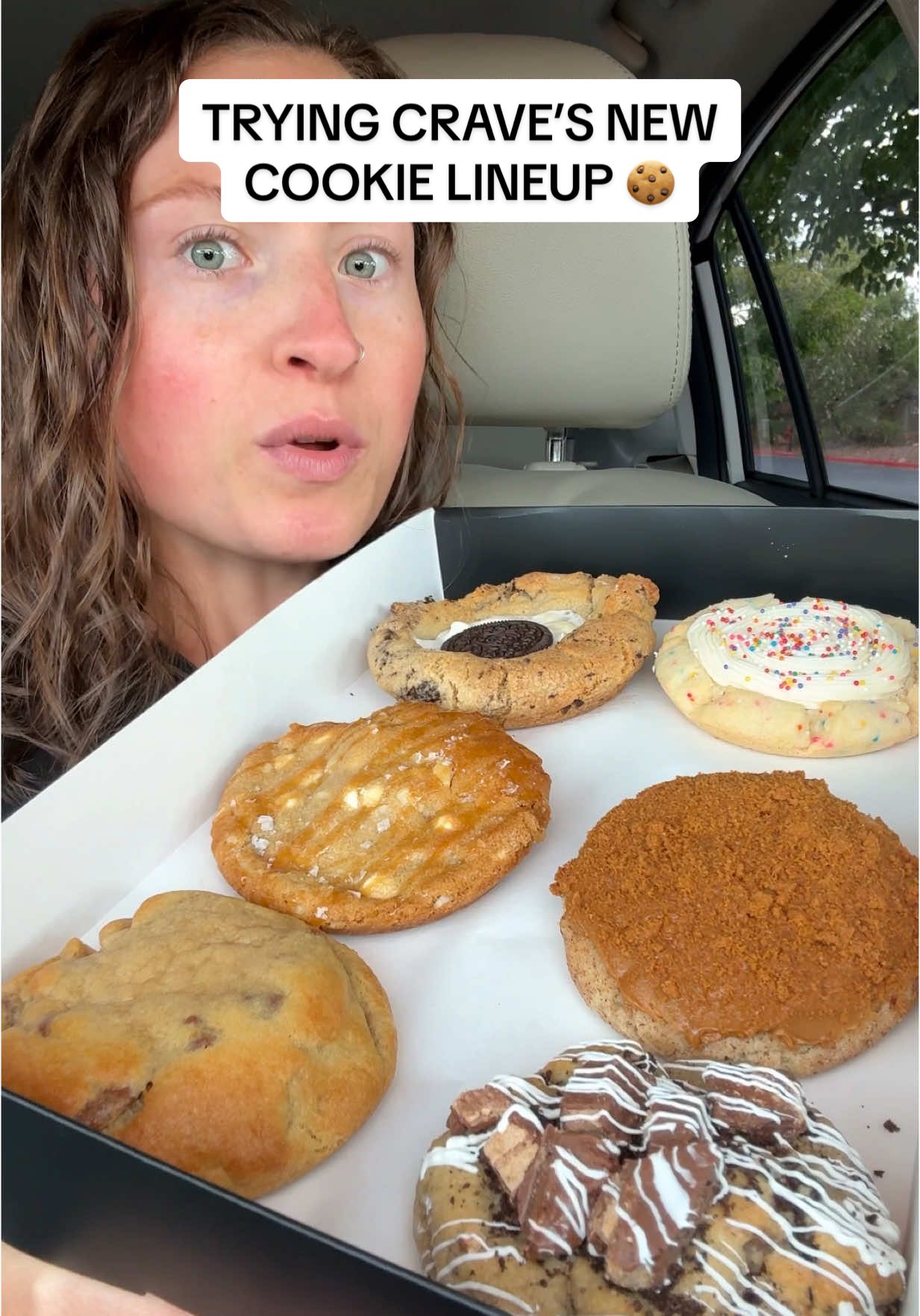 I finally made it back to Crave! Have you ever tried their cookies? 🍪 @Crave Cookies @crave cookies 🍪 #cravecookies #cookies #newfood #dessert #fastfood #crave #snacks #smores #oreo #cookiesandcream #biscoff #cookiebutter #whitechocolate #snickerdoodle #cupcake #cakebatter #chocolatechipcookies #milkchocolate #kitkat #tastetest #cookiereview #morganchomps 