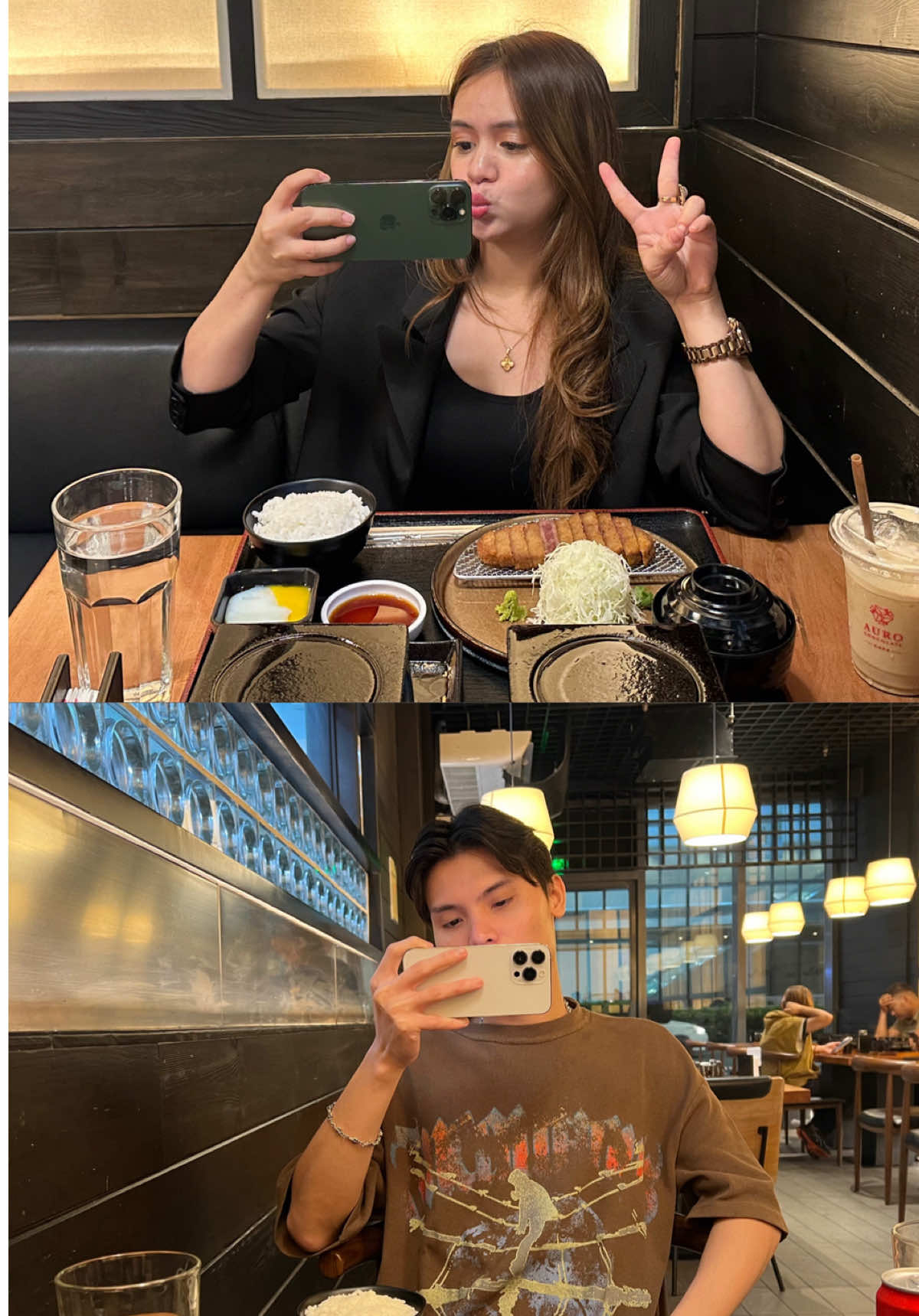 His & her pov ᥫ᭡💋ྀིྀི wanted to try this so long tysm luv #couple #couplegoals #datephoto #couplephotoideas 