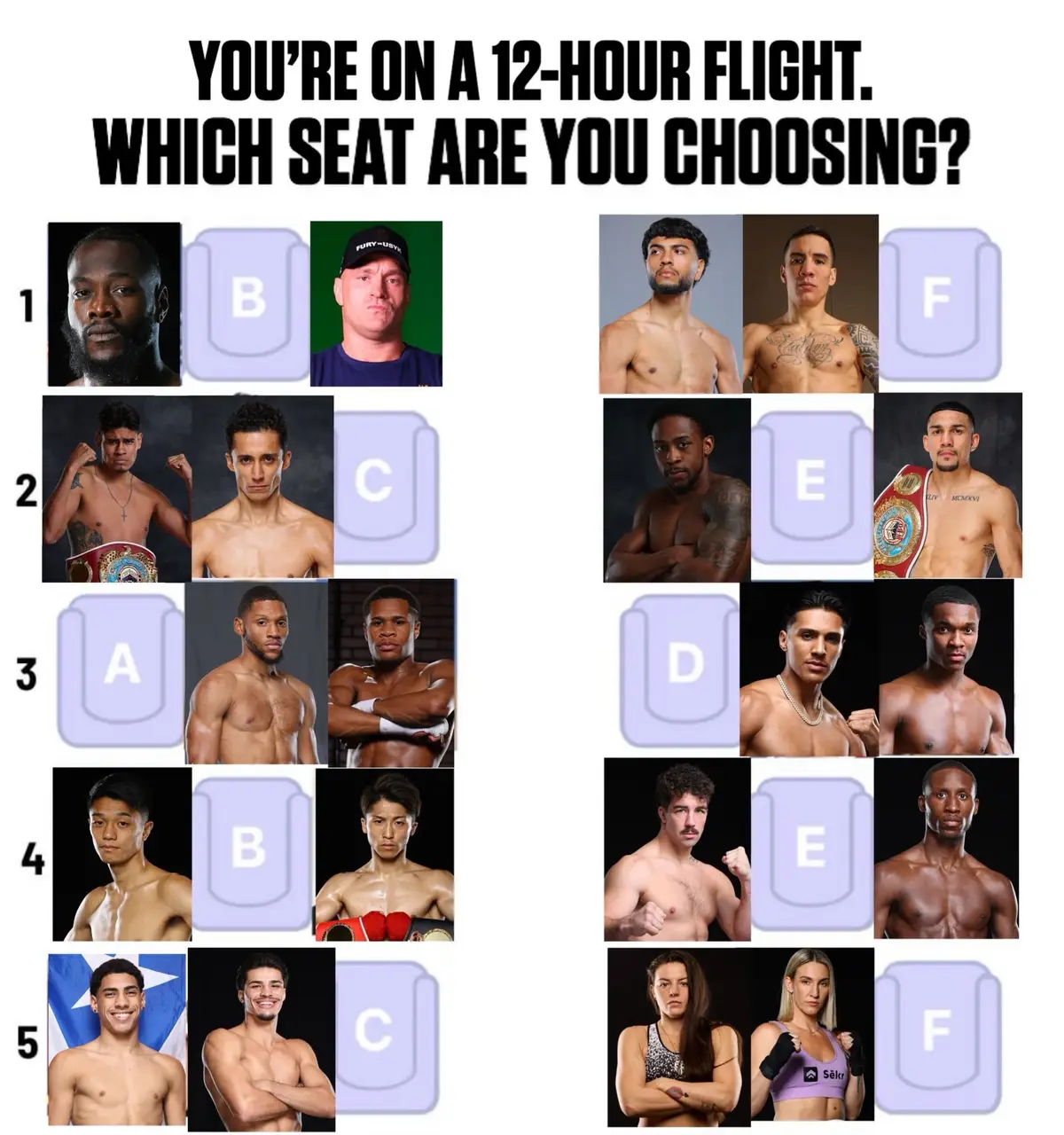 What seat are you taking? 👀 #toprank #trboxing #boxing 