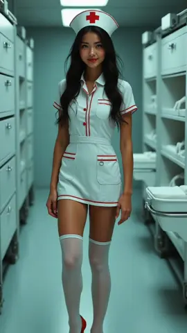 Warning: excessive charm may result in unexpected resurrections 😇 Even the dead can’t resist a little dance with Nurse Nylessira 💋 #Nylessira #NurseTok #AIQueen #DanceToLive #ResurrectionStyle 