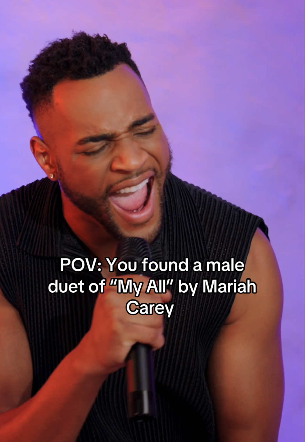 You’re welcome 😏 Link in bio to stream #MyAll #MariahCarey #harmony #malecover #music 
