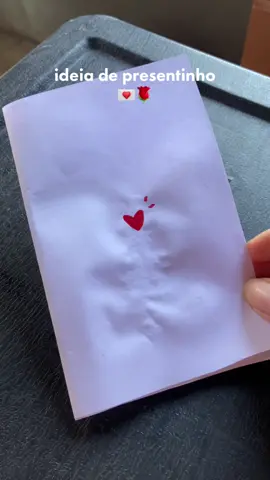 ideia de presentinho🌹💌 #giftidea #presentefeitoamao #casal #DIY #popupcard 