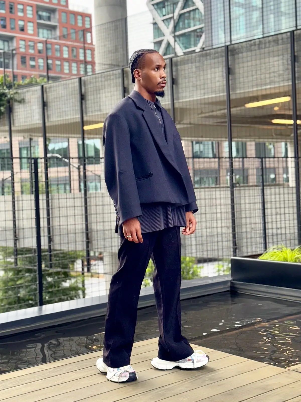 TGIF Just another work fit 👌 Jacket @zara  Polo @boohoomanofficial  Pants @mnml.la  #stylegram #style #atlanta #mensweardaily #explorepage✨ 