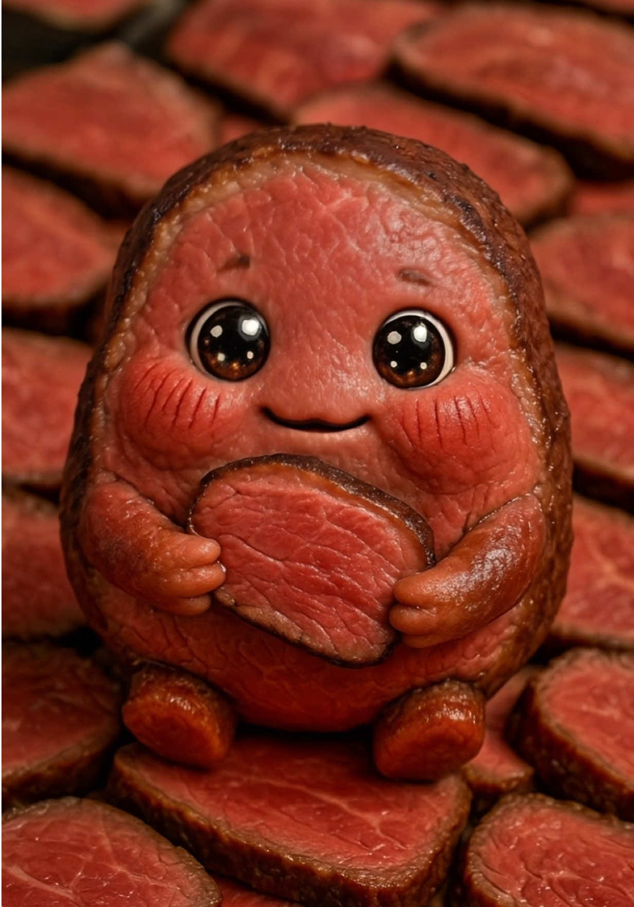 パート33: roast beef VS Samgyeopsal #ai #FoodArt #foodmonster #yammyfood #共食い 