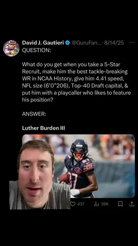 Luther Burden Yap #nfl #nfltiktok #football #fantasy  