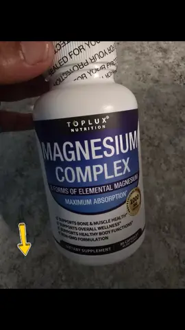 #supplements #toppluxnutrition #magnesiumcomplex #health #mineralsupplements 